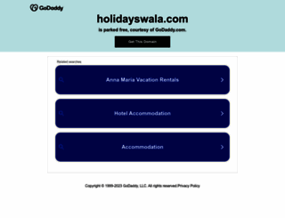 holidayswala.com screenshot
