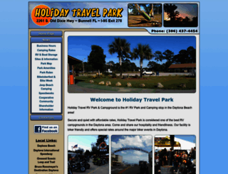 holidaytravelrvpark.com screenshot