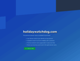 holidaywatchdog.com screenshot