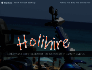 holihire.com screenshot