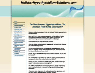 holistic-hypothyroidism-solutions.com screenshot