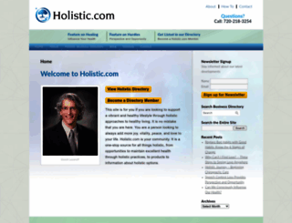 holistic.com screenshot