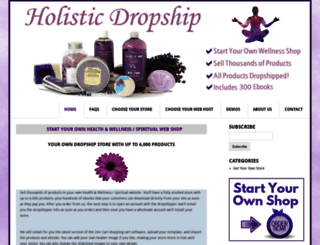 holisticdropship.com screenshot