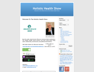 holistichealthshow.com screenshot