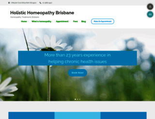 holistichomeopathy.com.au screenshot