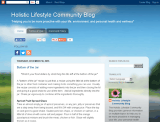 holisticlifestylecommunityblog.blogspot.in screenshot