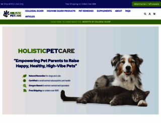 holisticpetcare.com screenshot