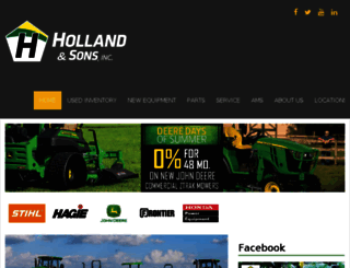 hollandandsons.com screenshot