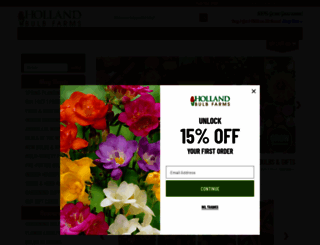 hollandbulbfarms.com screenshot