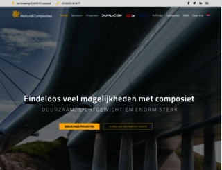hollandcomposites.nl screenshot