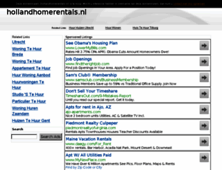 hollandhomerentals.nl screenshot