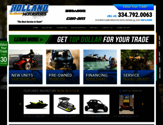 hollandmotorsports.com screenshot