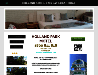 hollandparkmotel.com screenshot