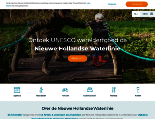 hollandsewaterlinie.nl screenshot