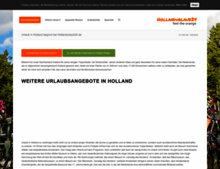 hollandurlaub24.de screenshot