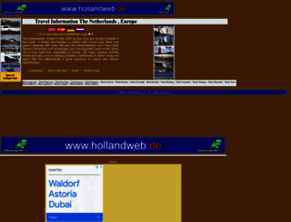 hollandweb.de screenshot