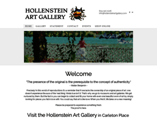 hollensteinartgallery.com screenshot