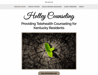 holleycounseling.com screenshot