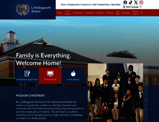 hollingworthschool.com screenshot