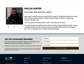 holliscarter.com screenshot