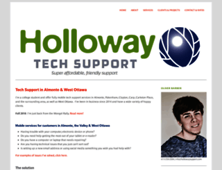 hollowaysupport.com screenshot