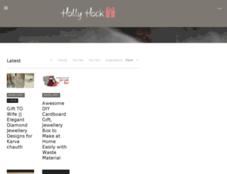 hollyhockgifts.com screenshot