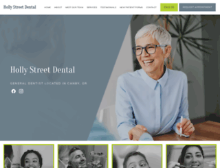 hollystreetdental.com screenshot