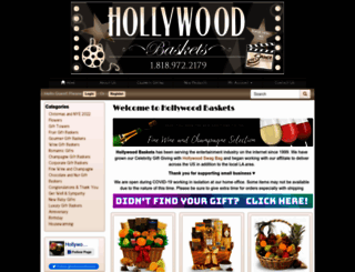 hollywoodbaskets.com screenshot