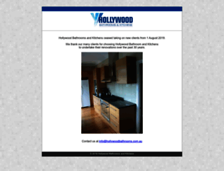 hollywoodbathrooms.com.au screenshot