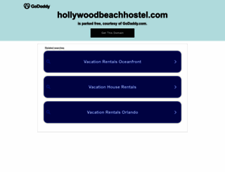 hollywoodbeachhostel.com screenshot