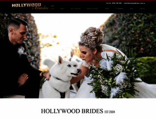 hollywoodbrides.com.au screenshot