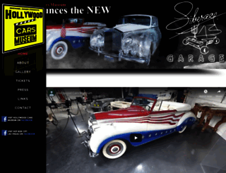 hollywoodcarsmuseum.com screenshot