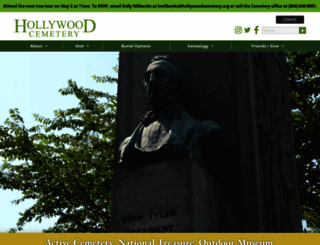 hollywoodcemetery.org screenshot