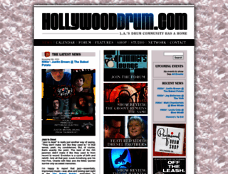 hollywooddrum.com screenshot