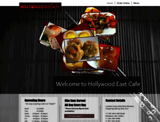 hollywoodeastcafe.com screenshot