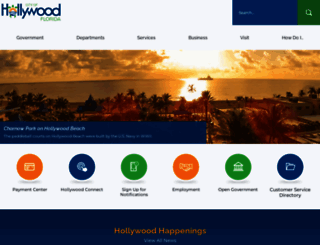 hollywoodfl.org screenshot
