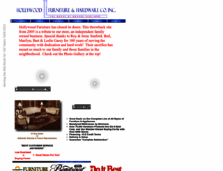 hollywoodfurniture.net screenshot