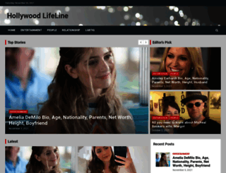 hollywoodlifeline.com screenshot
