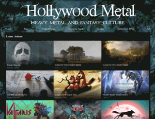 hollywoodmetal.com screenshot