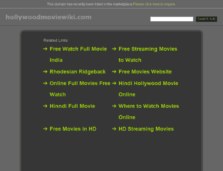hollywoodmoviewiki.com screenshot
