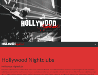 hollywoodnightclubs.la screenshot
