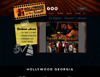 hollywoodofthesouthtours.com screenshot