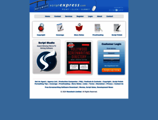 hollywoodscriptexpress.com screenshot
