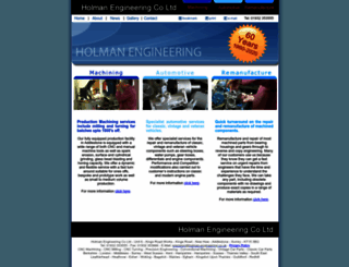holman-engineering.co.uk screenshot