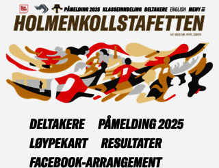 holmenkollstafetten.no screenshot