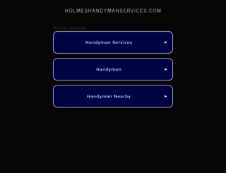 holmeshandymanservices.com screenshot