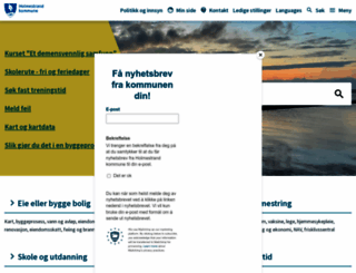 holmestrand.kommune.no screenshot