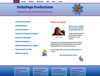 holmpage.com screenshot