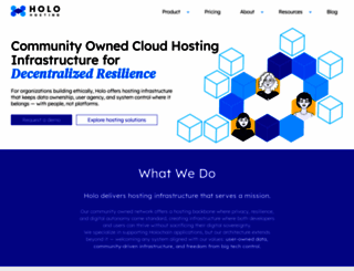 holo.host screenshot