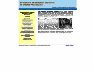 holocaust-ed-phila.org screenshot